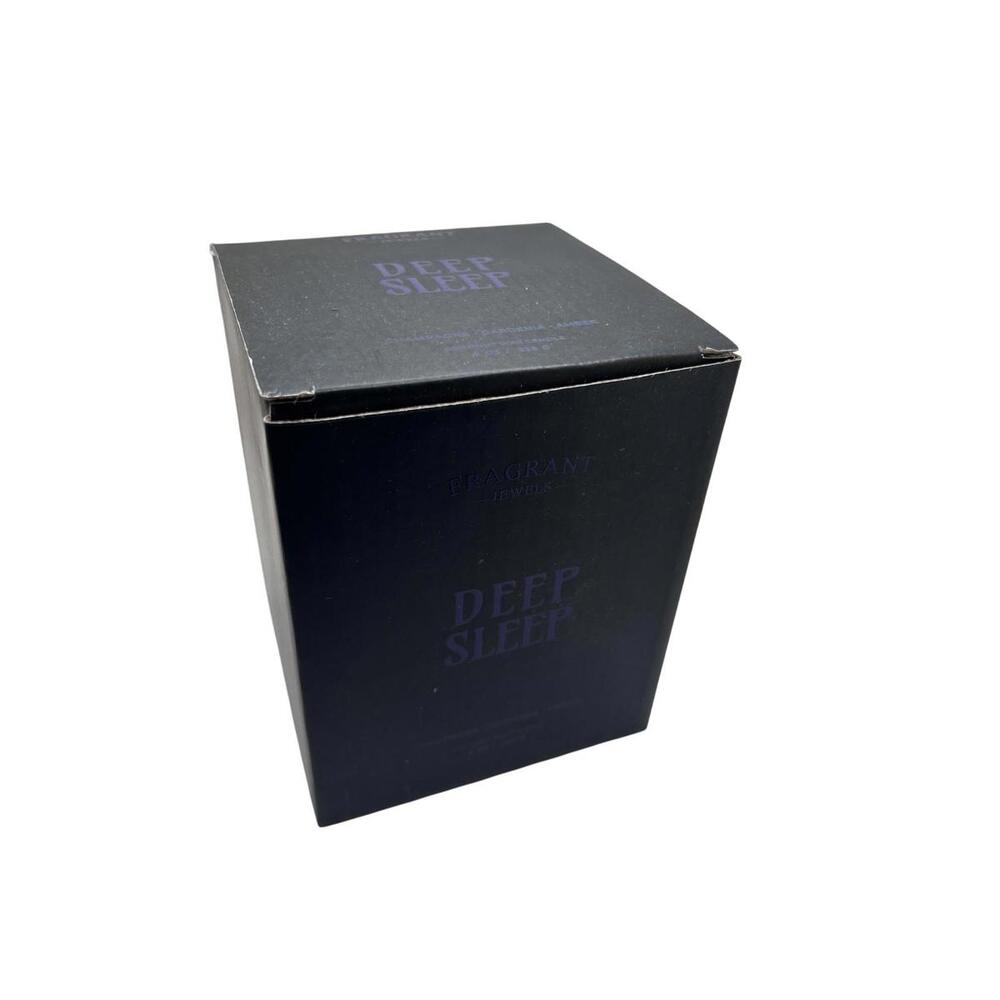 Fragrant Jewels Deep Sleep Eucalyptus Scented Candle 8oz Purple Gothic Skull Jar